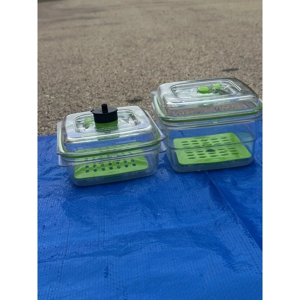 Food Storage Containers‎ Set w/ Lids Vented Microwave BPA Free Lot 2